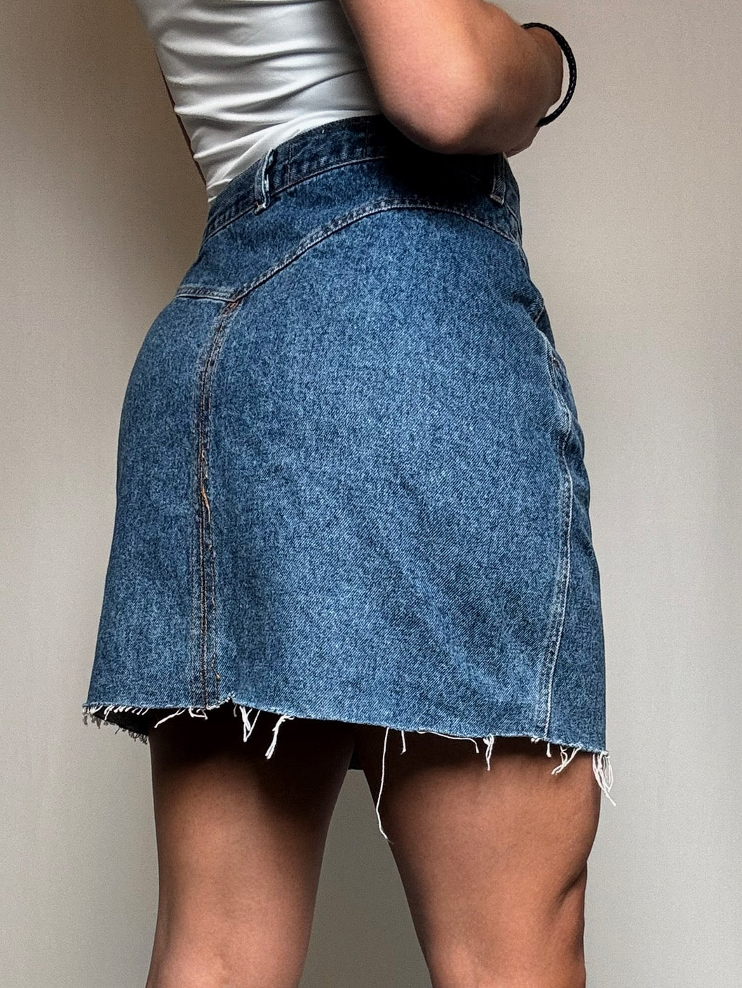 Jupe en jean M/L vintage