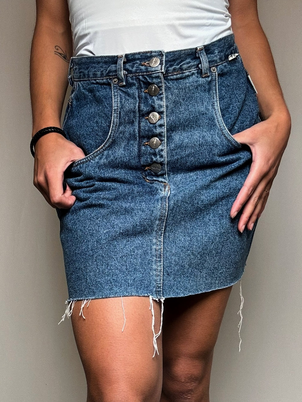 Jupe en jean M/L vintage