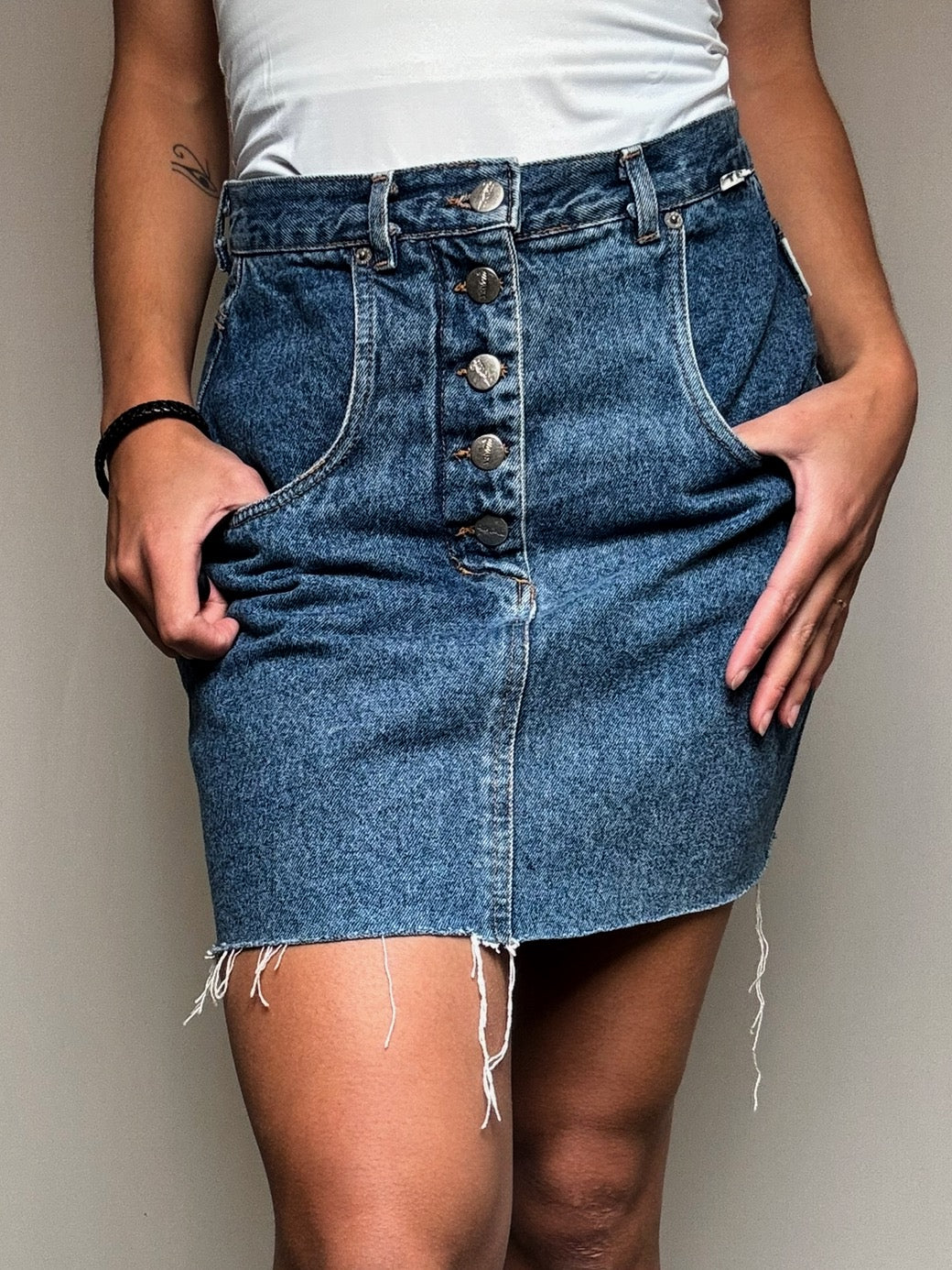 Jupe en jean M/L vintage