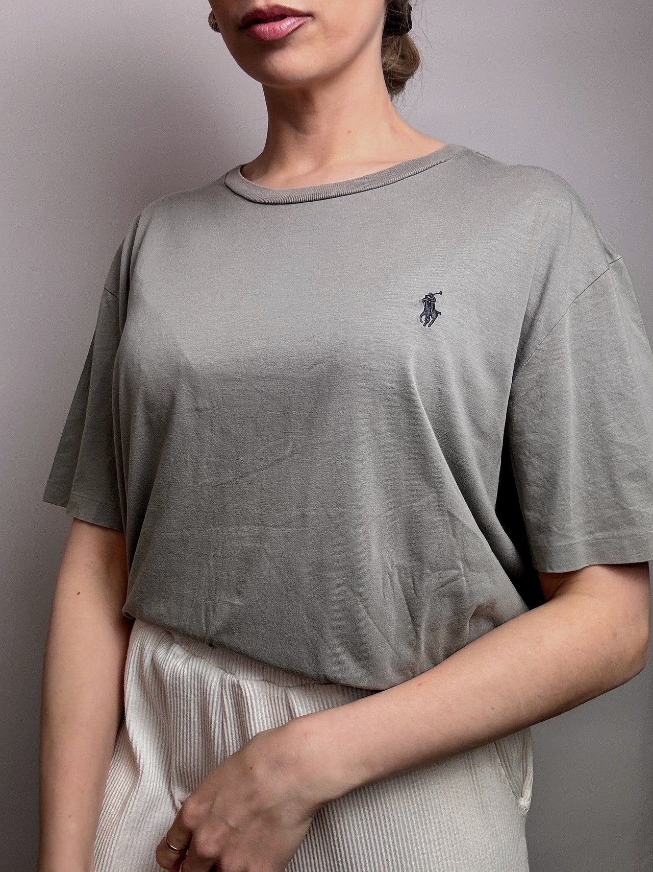 Tee shirt gris RALPH LAUREN XL vintage