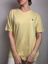 Vintage RALPH LAUREN M yellow t-shirt