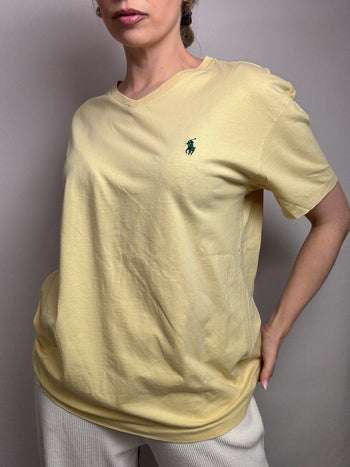 Tee shirt jaune RALPH LAUREN M vintage