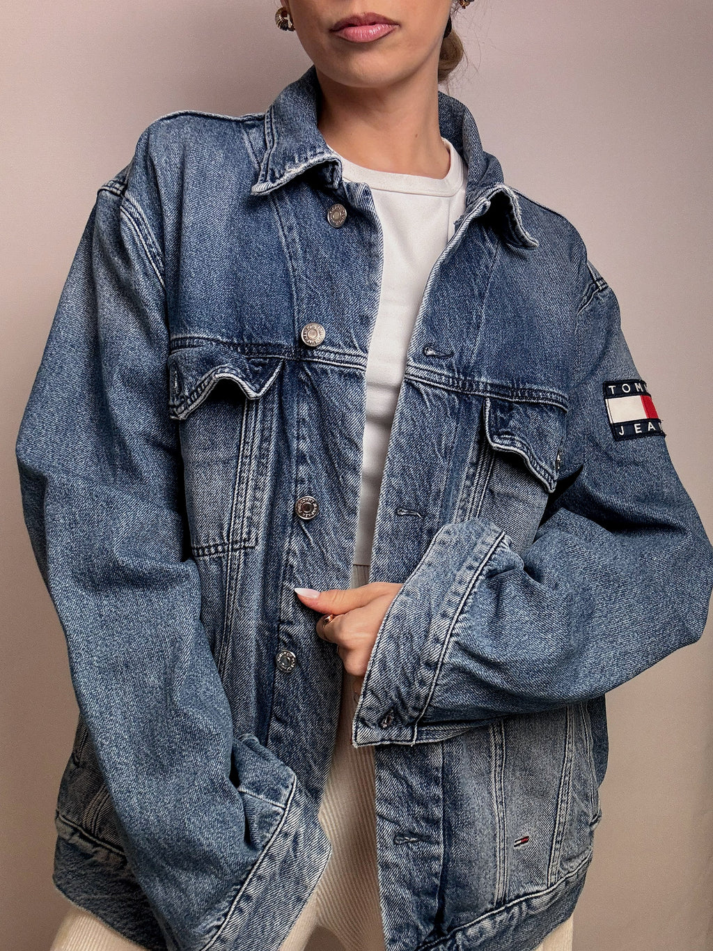 Vintage Wampum Light Denim Jacket 