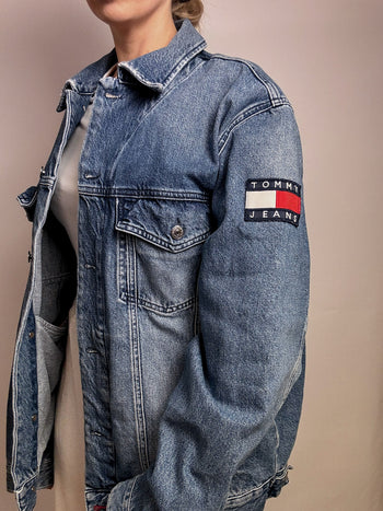 Veste en denim TOMMY HILFIGER XL vintage