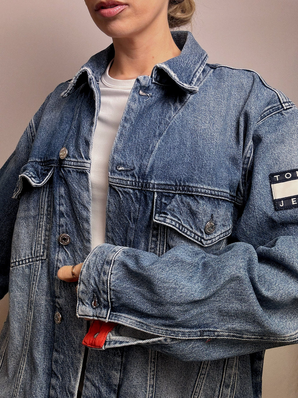Vintage Wampum Light Denim Jacket 