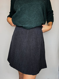 Jupe droite gris M vintage