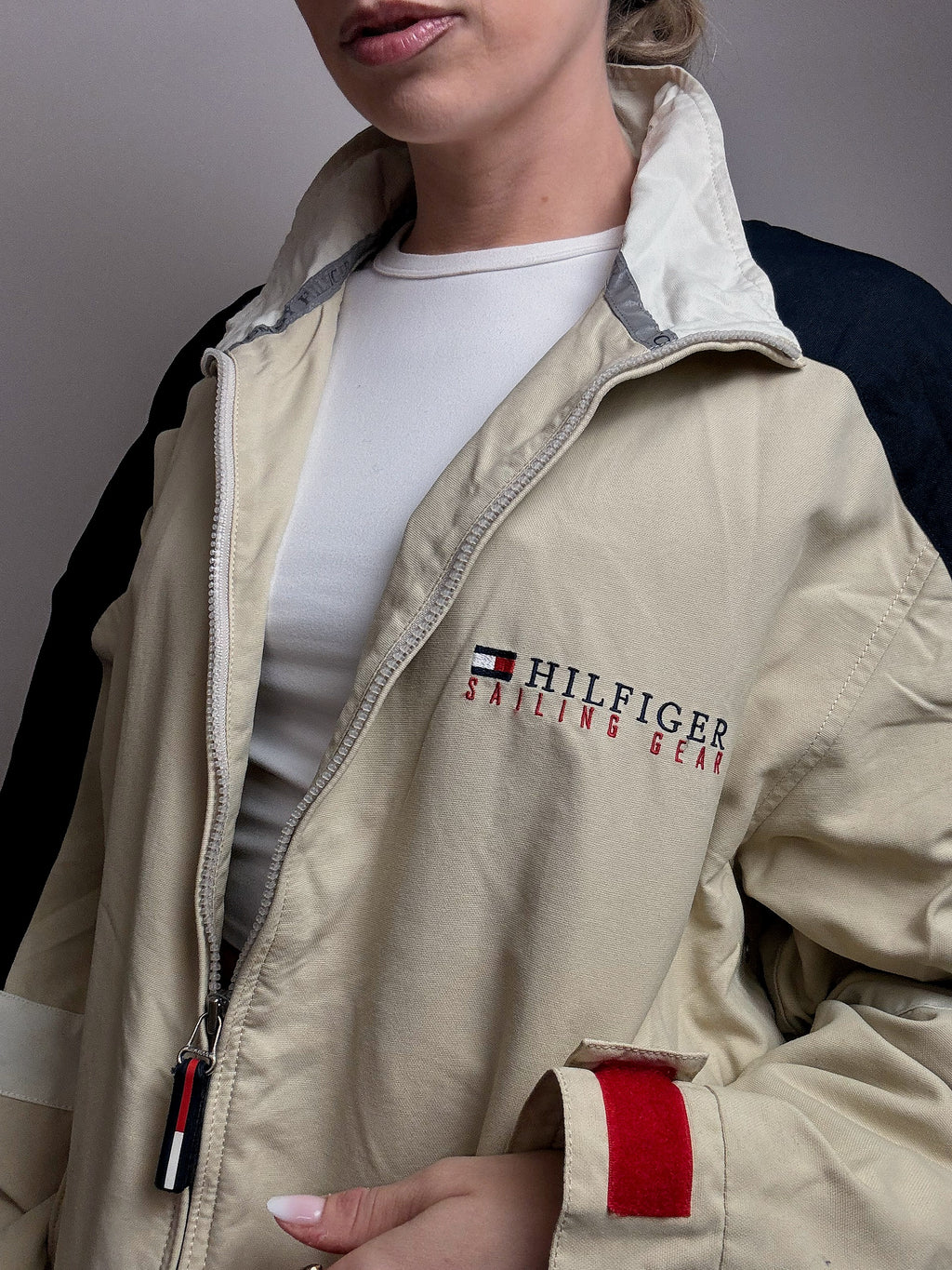 Vintage Wampum leichte Jeansjacke 