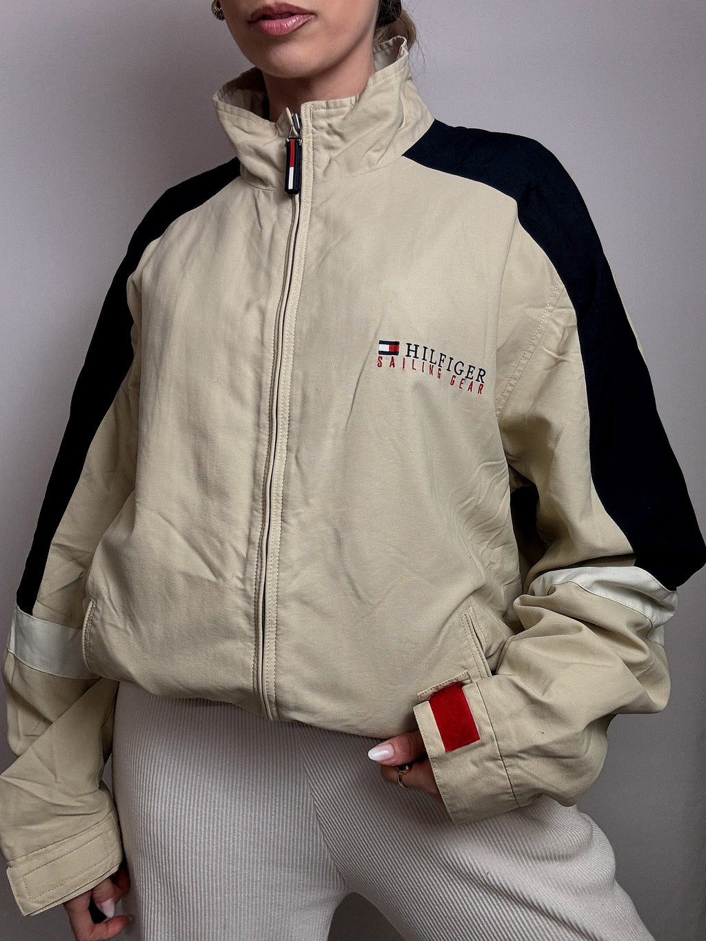Vintage Wampum leichte Jeansjacke 