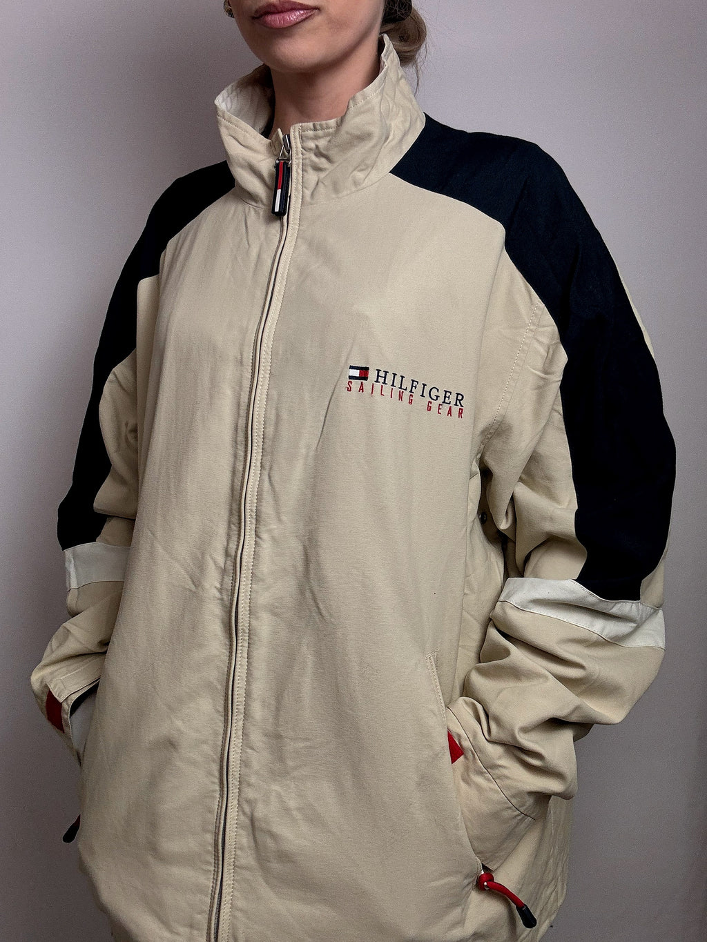 Vintage Wampum leichte Jeansjacke 