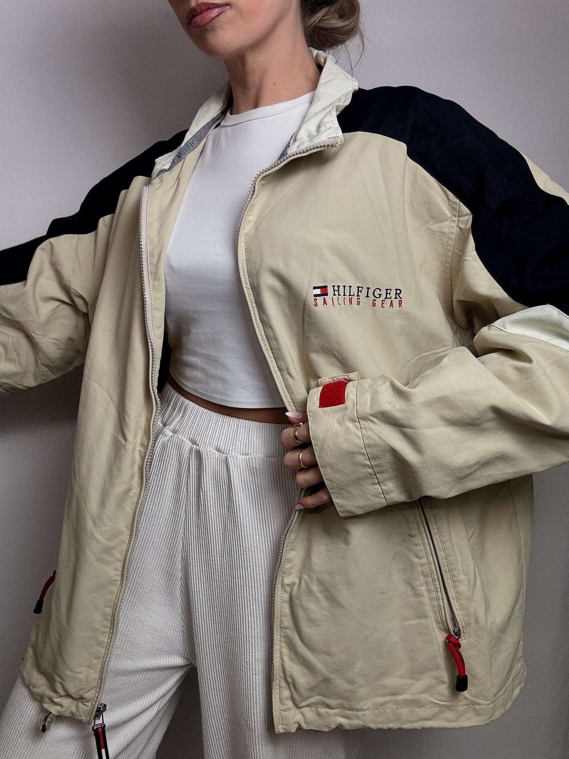 Vintage Wampum leichte Jeansjacke 