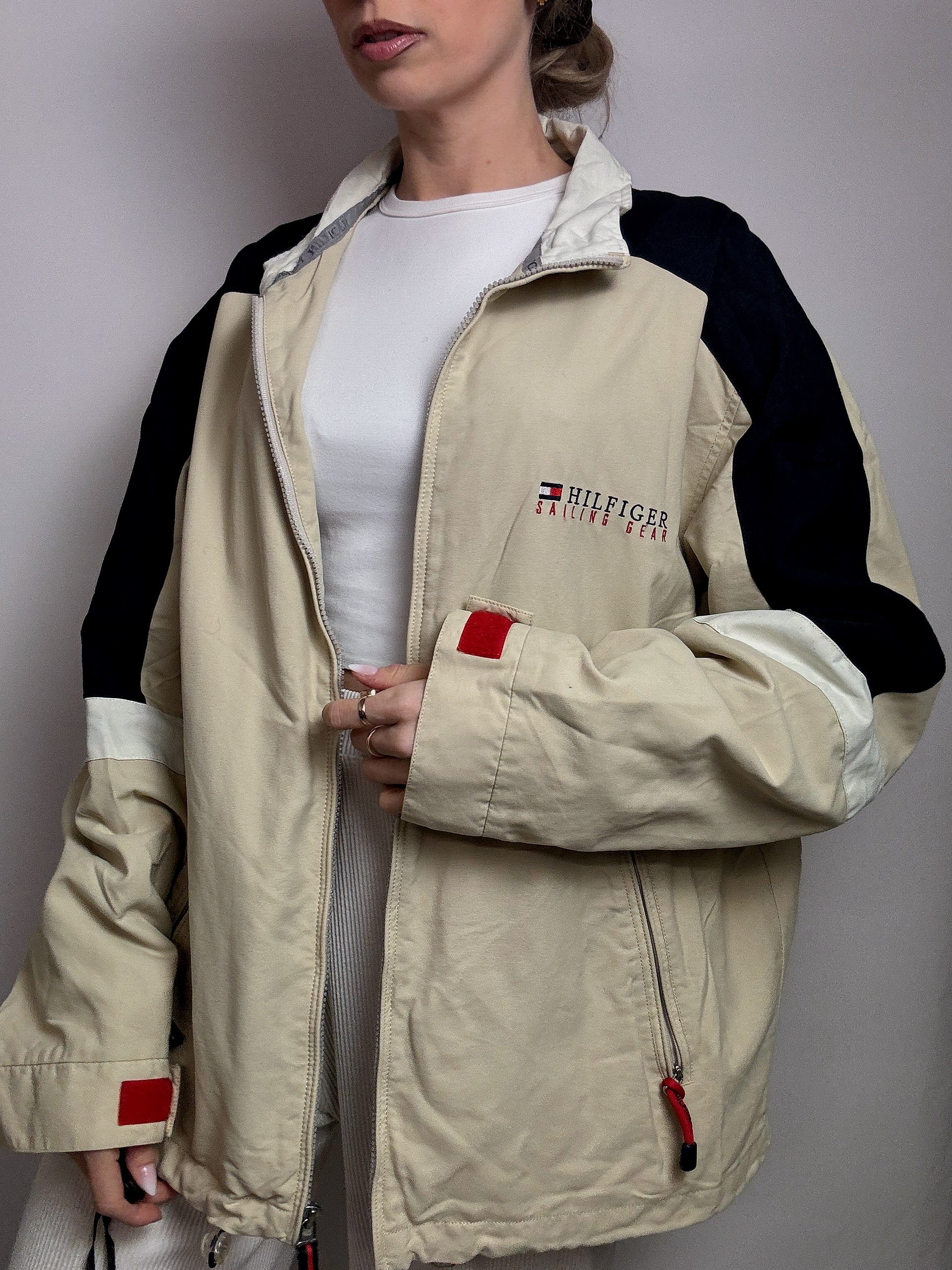 Vintage Wampum leichte Jeansjacke 