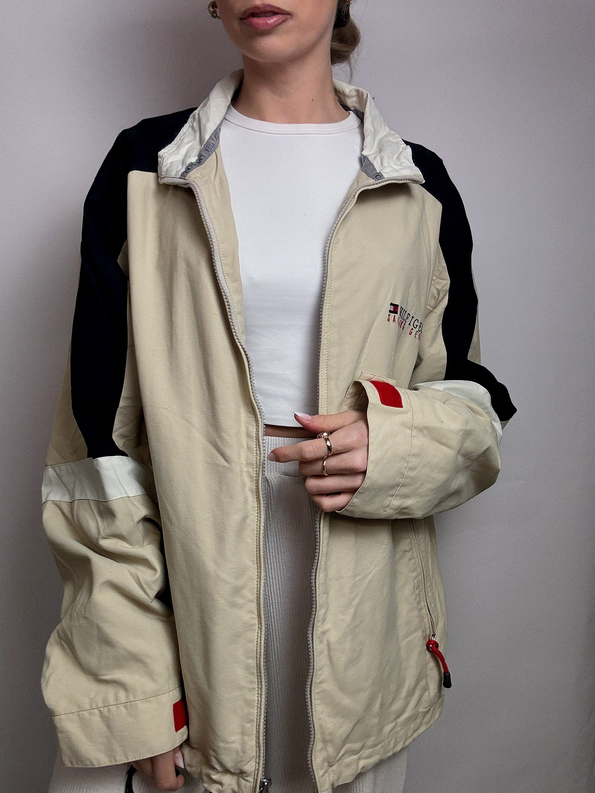 Vintage Wampum leichte Jeansjacke 