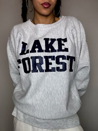 Sweat crew neck gris CHAMPION L vintage