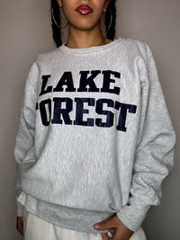 Sweat crew neck gris CHAMPION L vintage