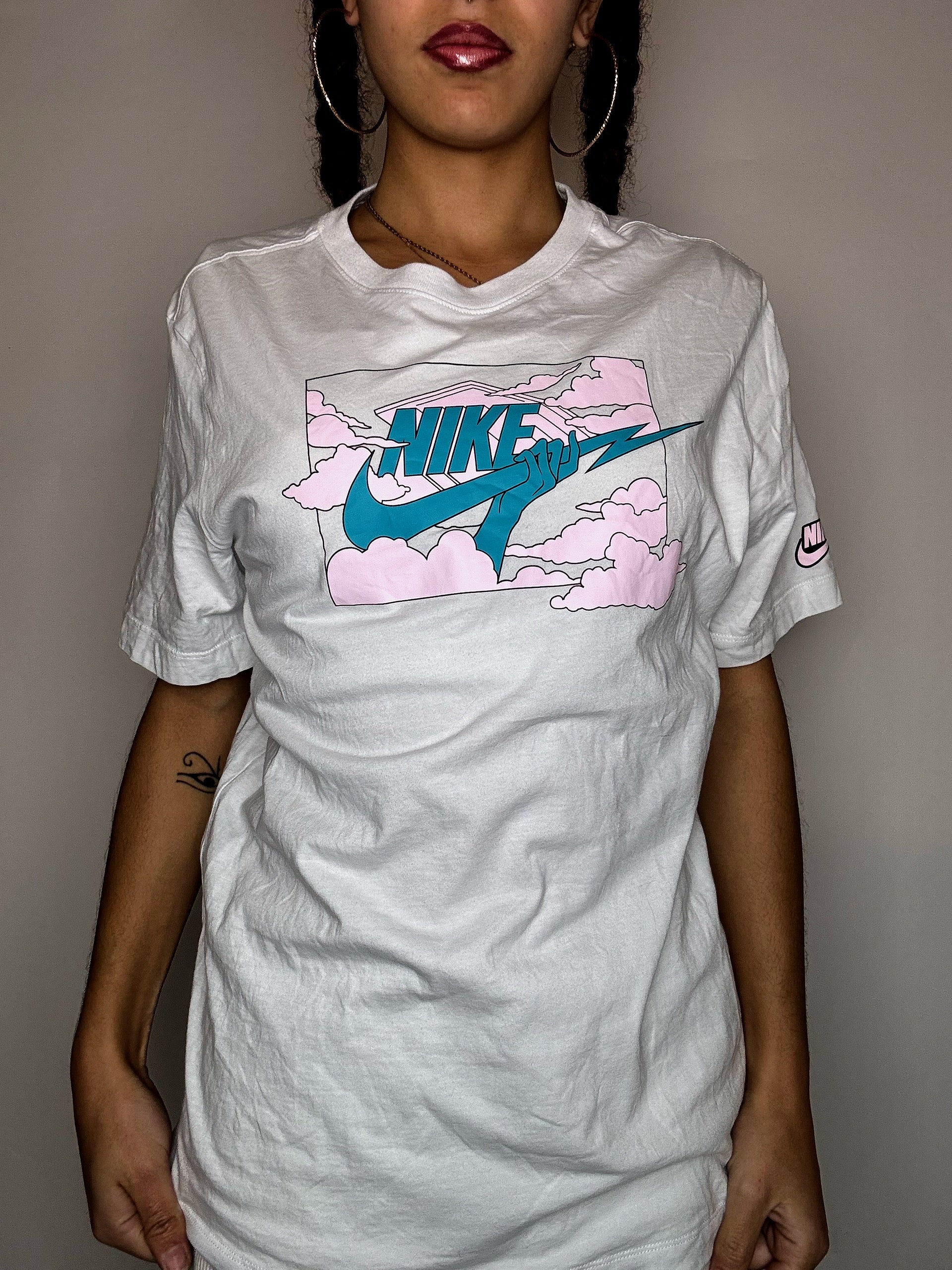 Tee shirt blanc NIKE M vintage