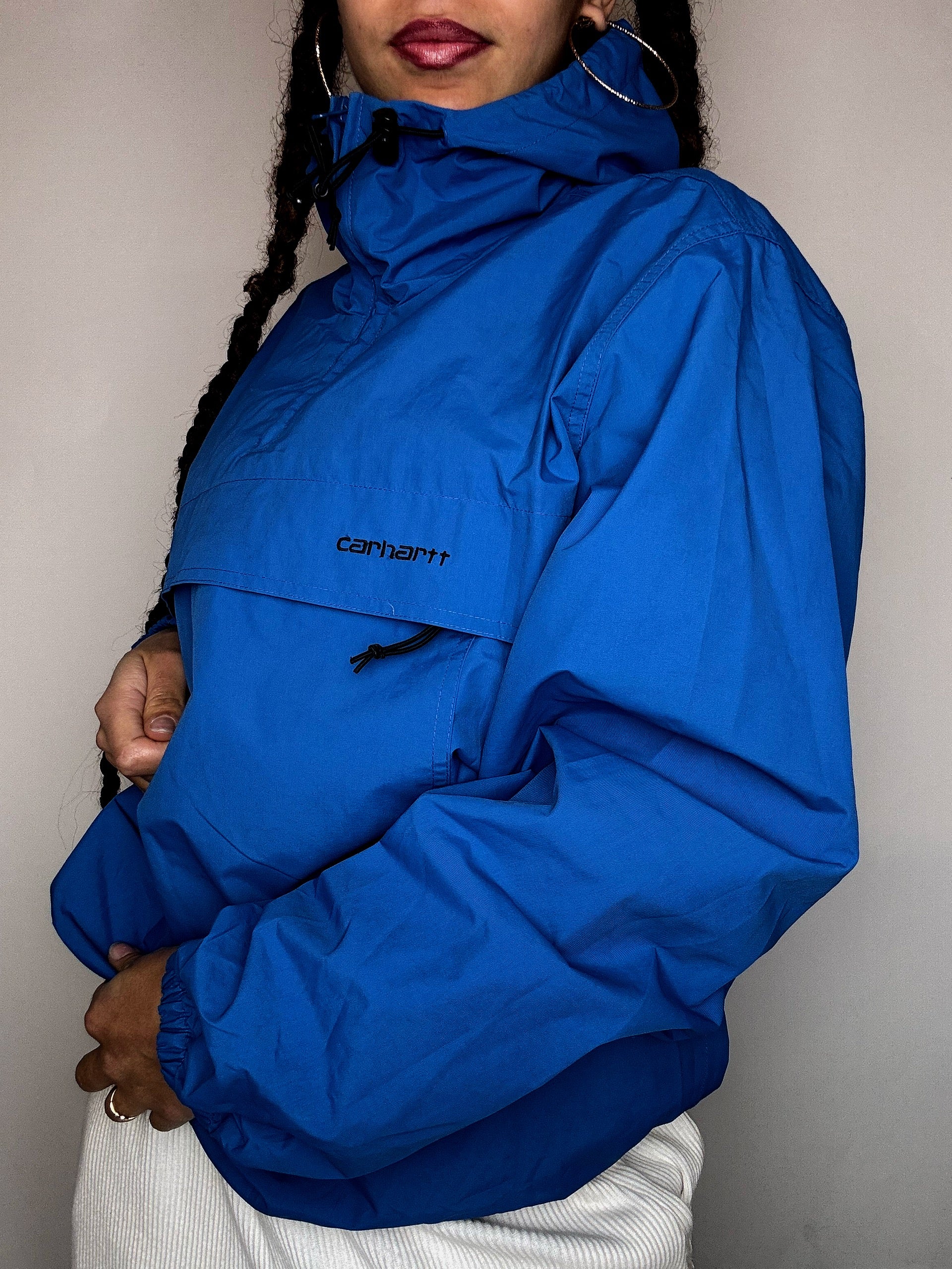 CARHARTT M Vintage Blue Winterbreaker