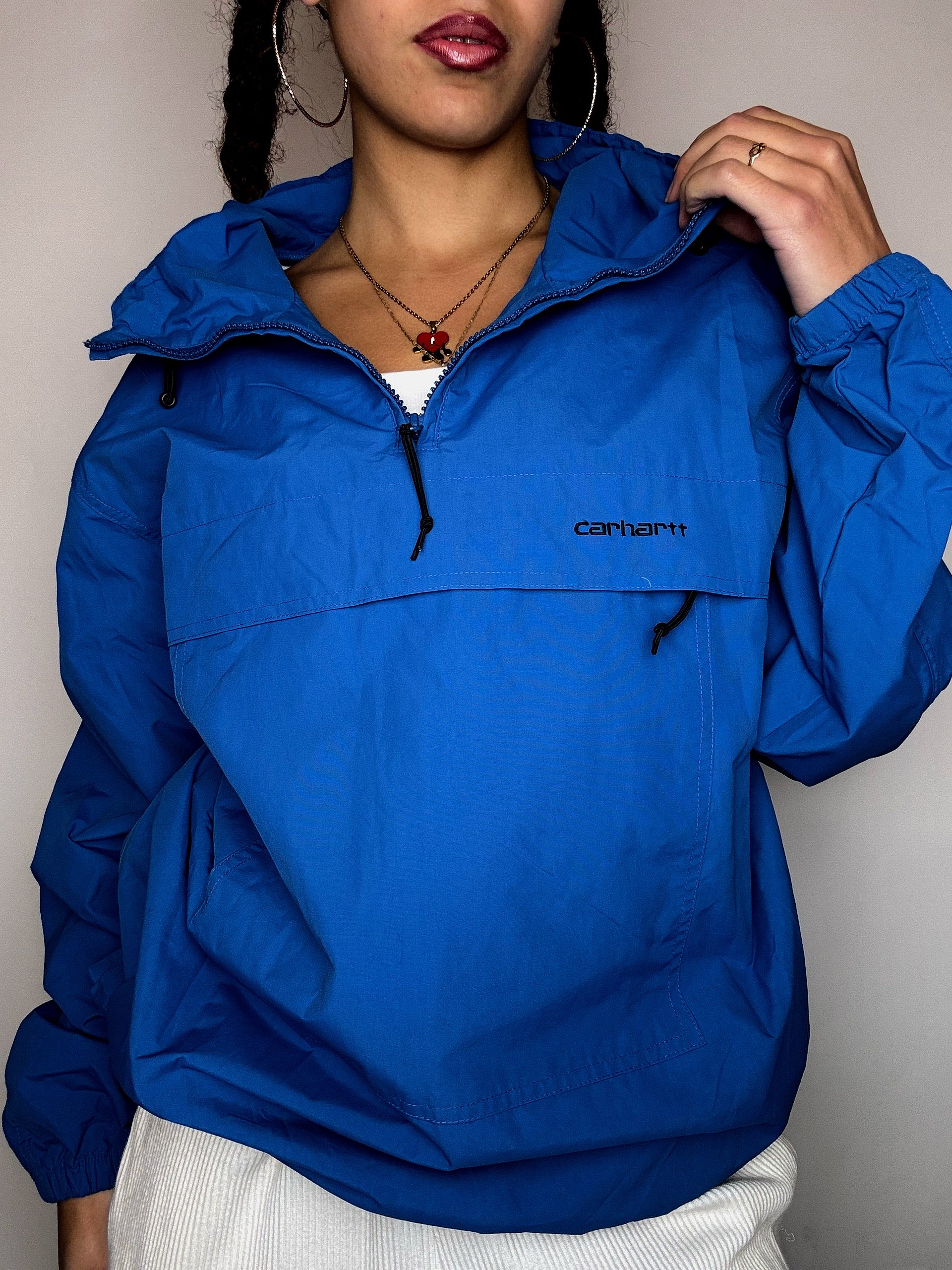 CARHARTT M Vintage Blue Winterbreaker