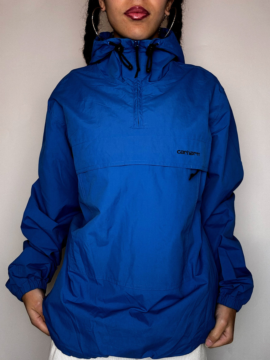 CARHARTT M Vintage Blue Winterbreaker