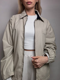 Vintage beige amerikanische Bomberjacke L