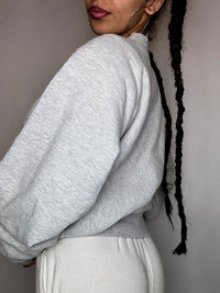 Sweat screw neck gris Syracuse L vintage