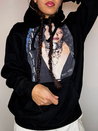 Sweat ä capuche noir AALIYAH L