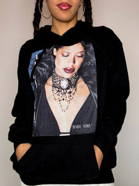 Sweat ä capuche noir AALIYAH L
