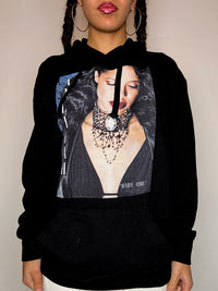 Sweat ä capuche noir AALIYAH L