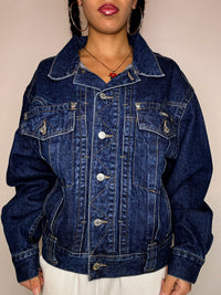 Veste en denim foncée PUMA M/L vintage