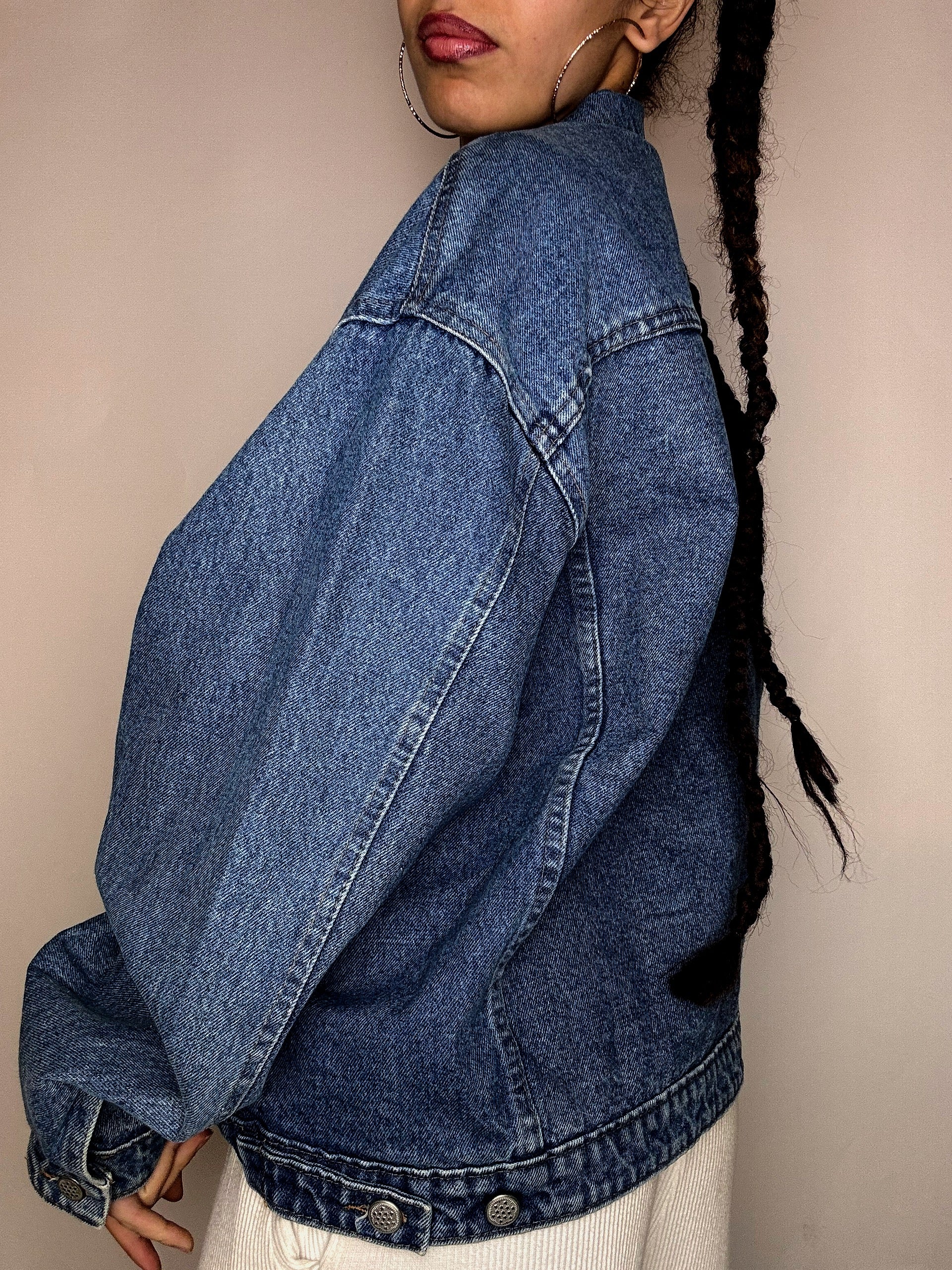 Veste en denim oversize XL vintage