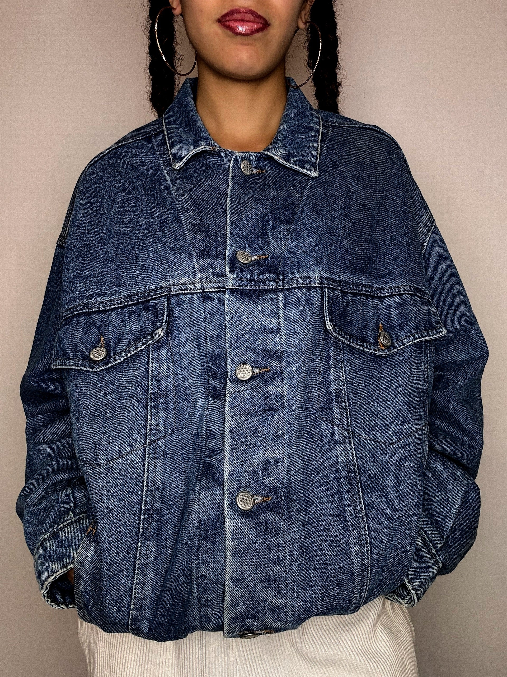 Veste en denim oversize XL vintage