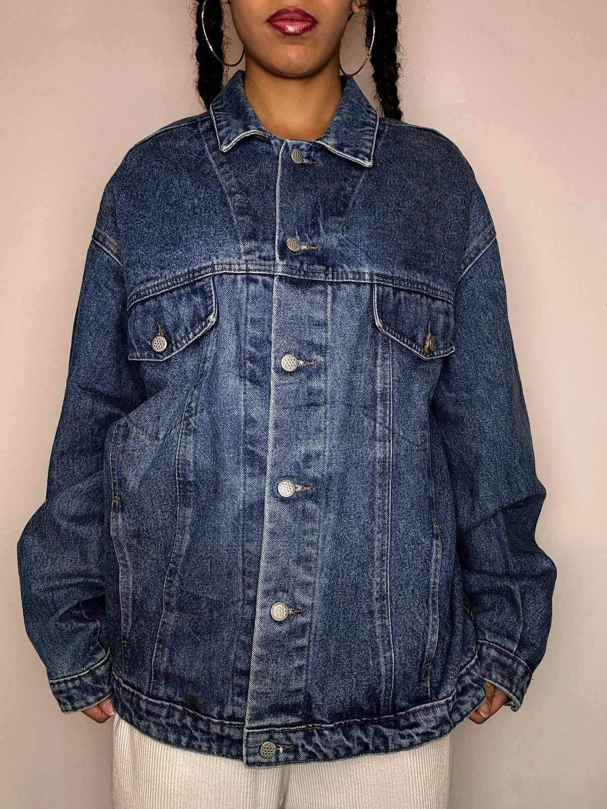 Veste en denim oversize XL vintage
