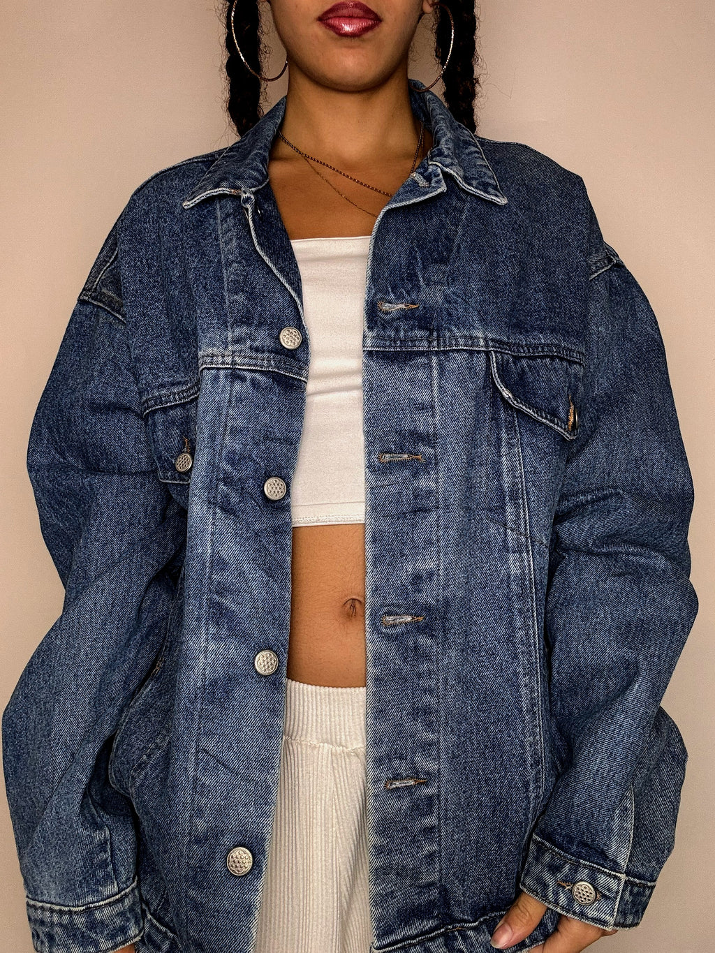 Veste en denim oversize XL vintage