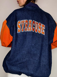 Vintage SYRACUSE XXL Jeans-Bomberjacke