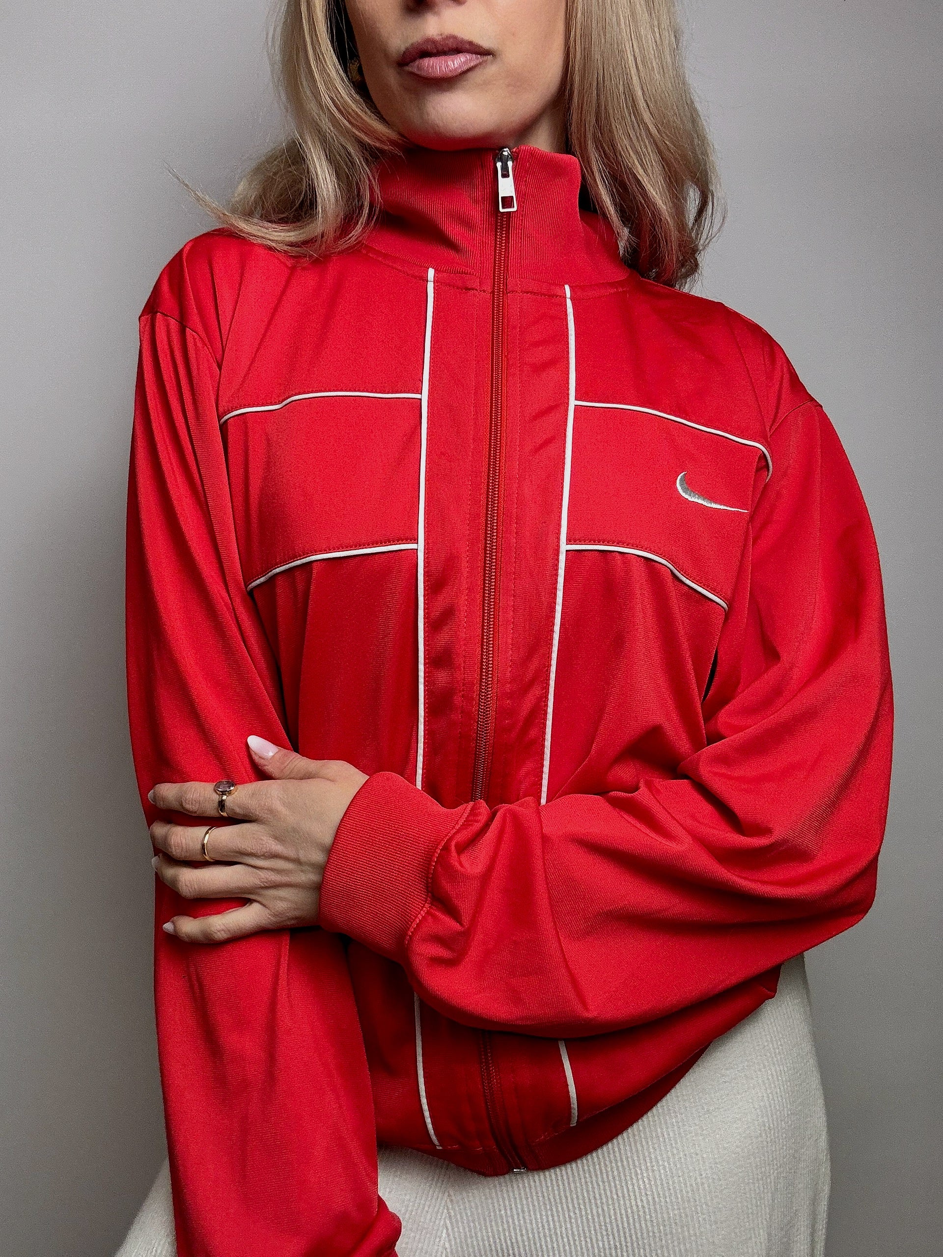 Jacket de sport rouge NIKE M/L vintage