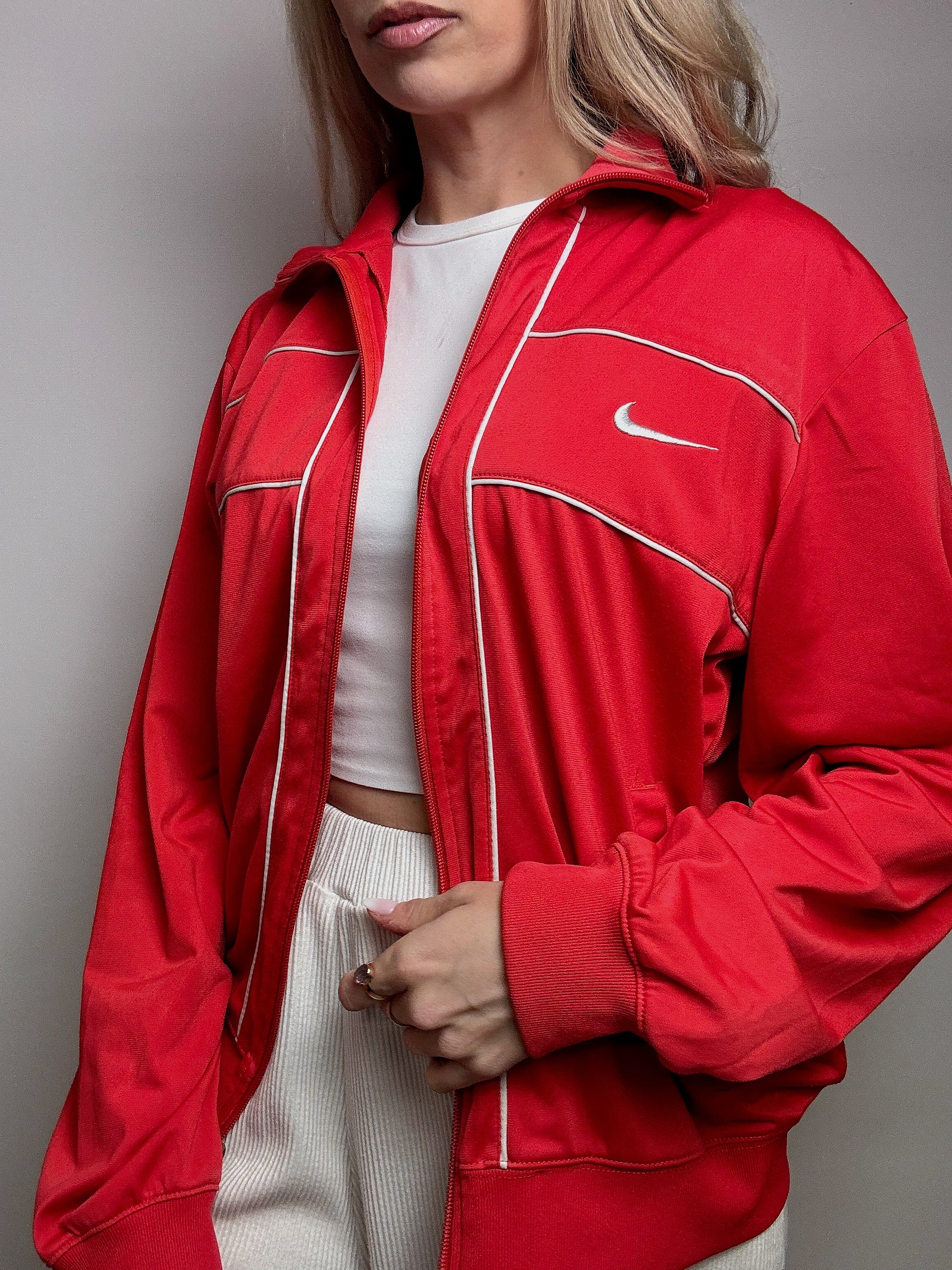 Jacket de sport rouge NIKE M/L vintage
