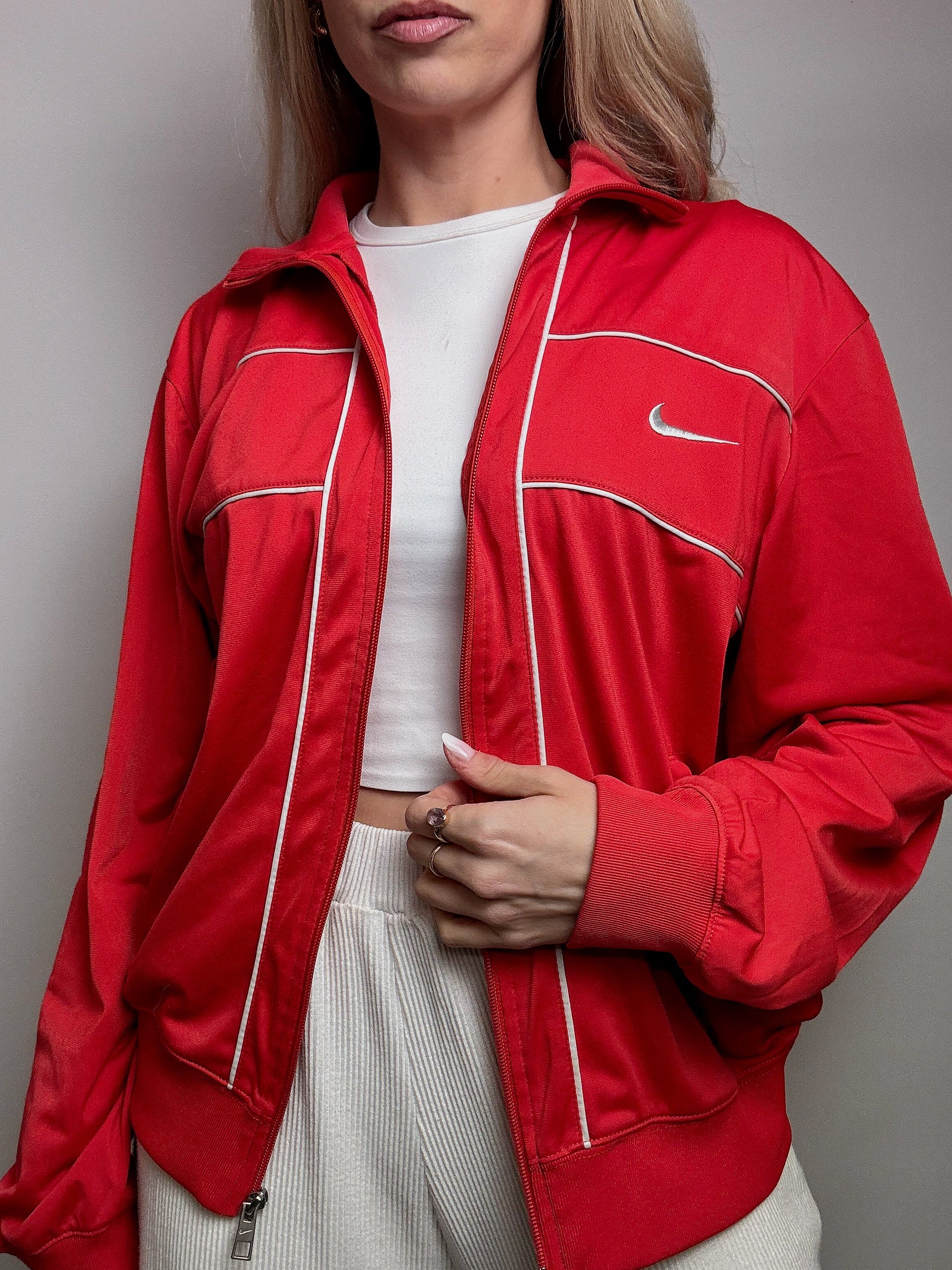Jacket de sport rouge NIKE M/L vintage