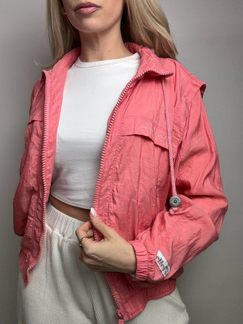 Veste de sport rose ELLESSE M vintage