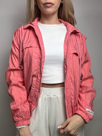 Veste de sport rose ELLESSE M vintage