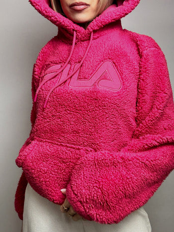 FILA L vintage pink thick fleece