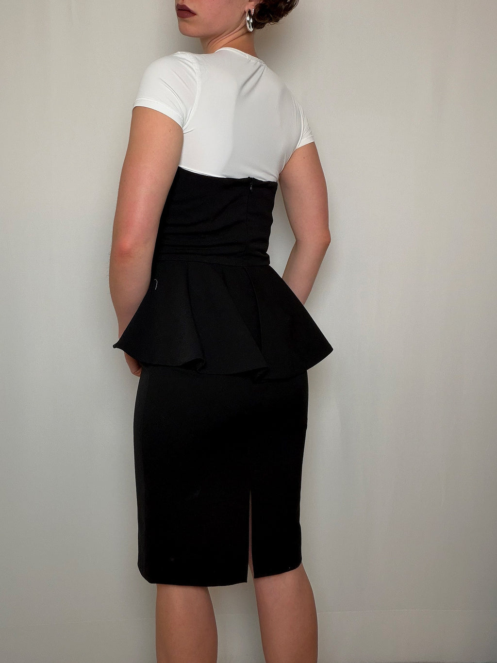 Robe de soirée noire M vintage