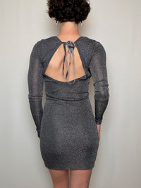 Robe en maille a paillettes S vintage