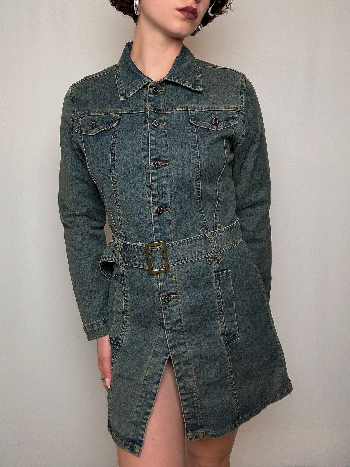 Robe en denim M vintage