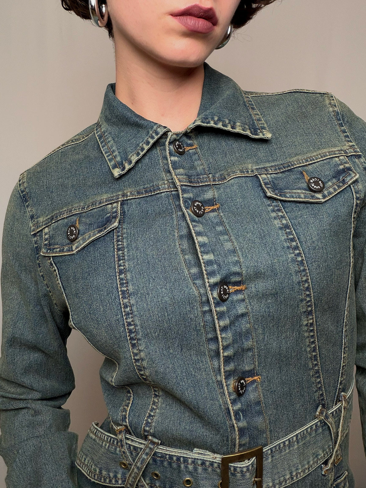 Robe en denim M vintage