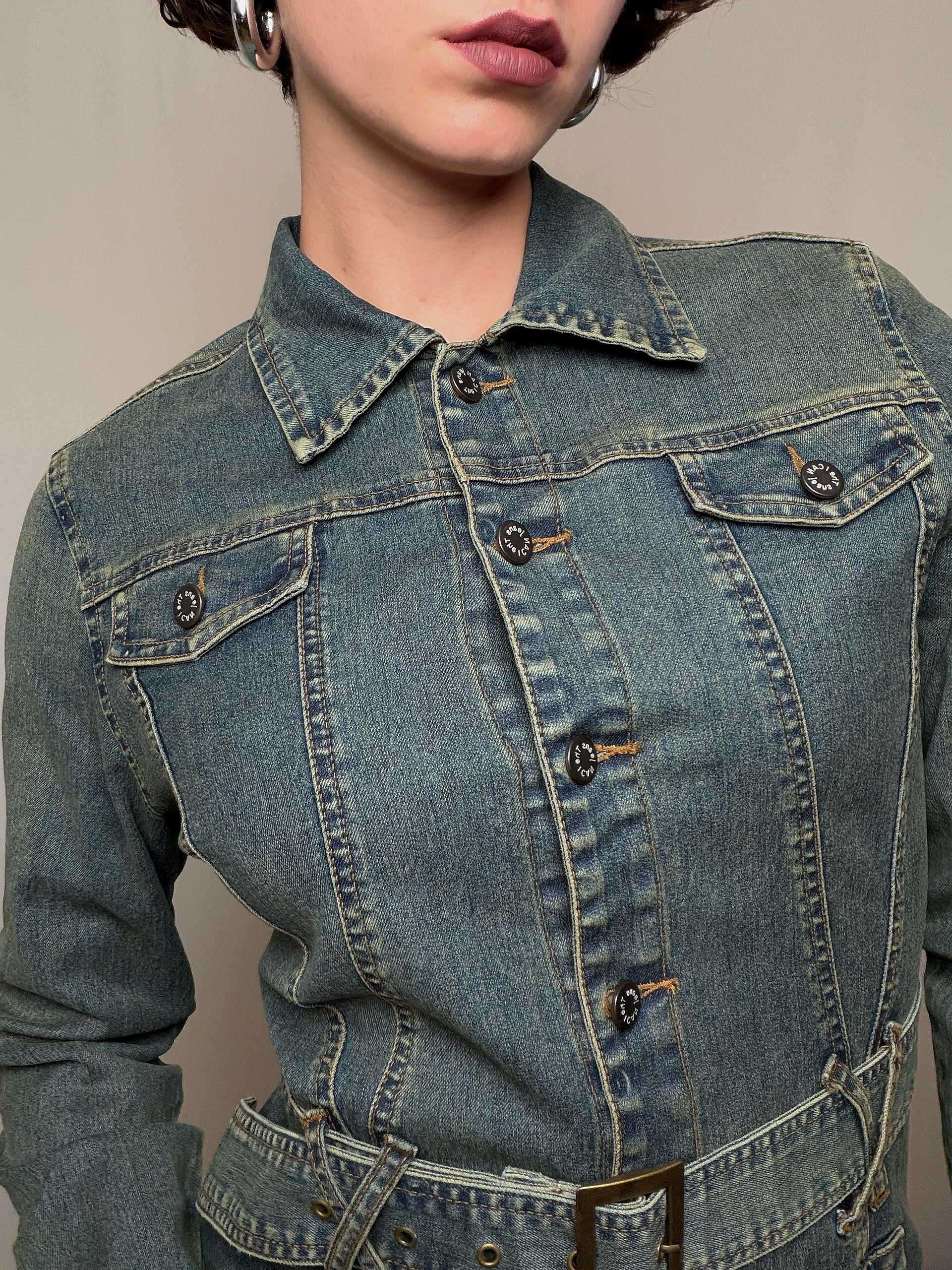 Robe en denim M vintage