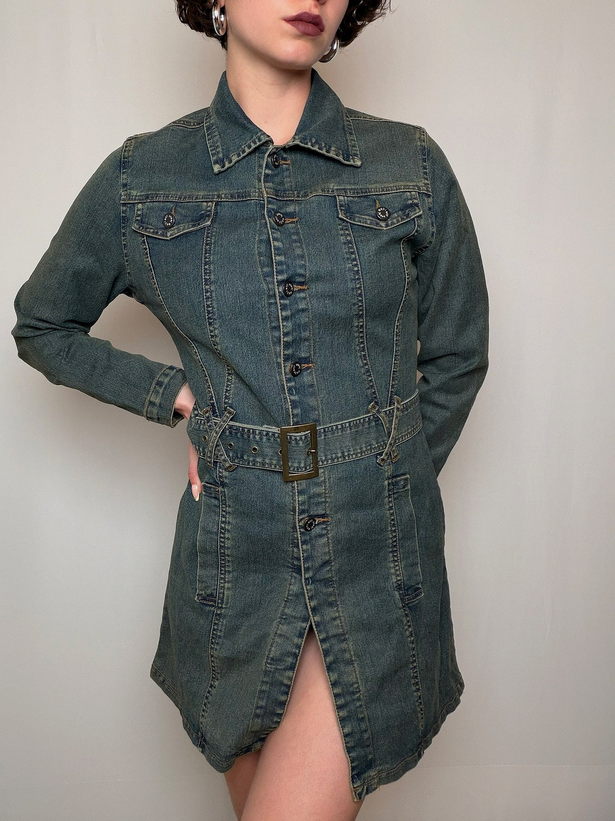 Robe en denim M vintage
