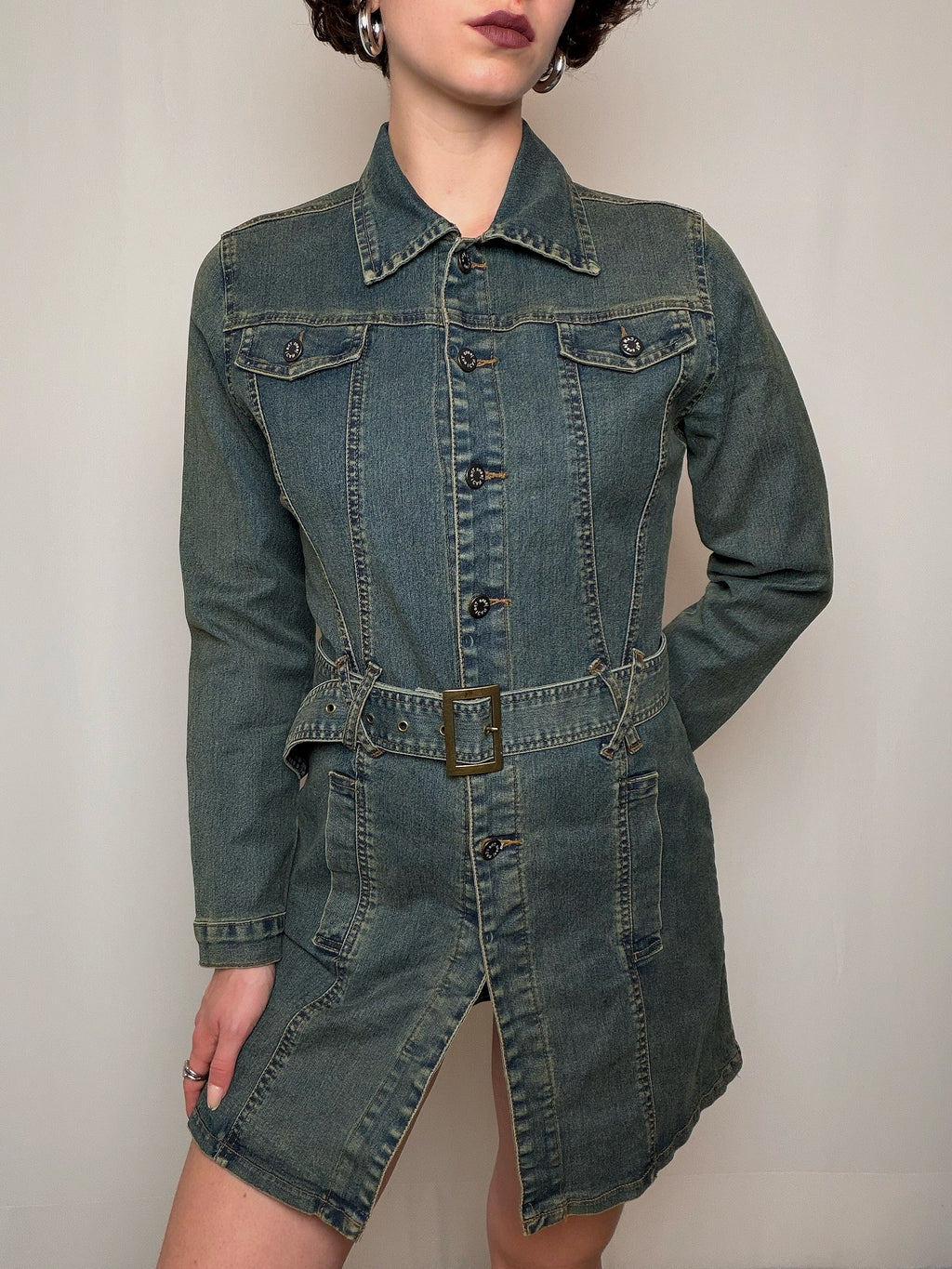 Robe en denim M vintage