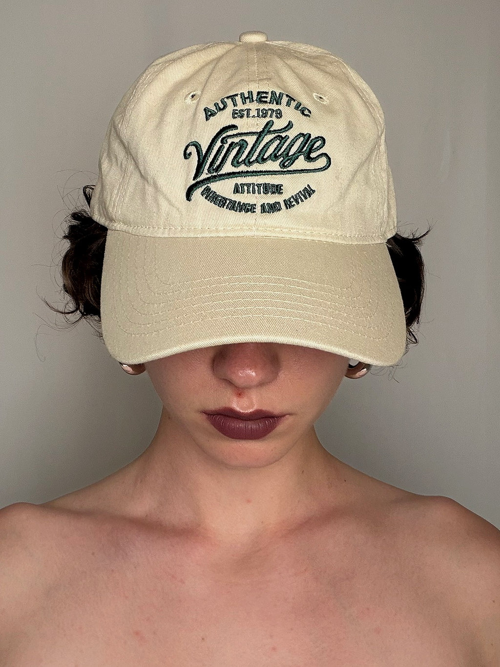 Casquette ajustable vintage