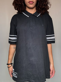 Polo noir Lacoste L vintage
