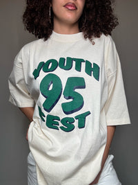 T-Shirt creme Youth Fest XL Vintage