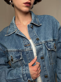 Veste en denim oversized M vintage